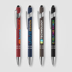Branded Recycled Aluminium Pen with Stylus and Anti-Fraud Ink