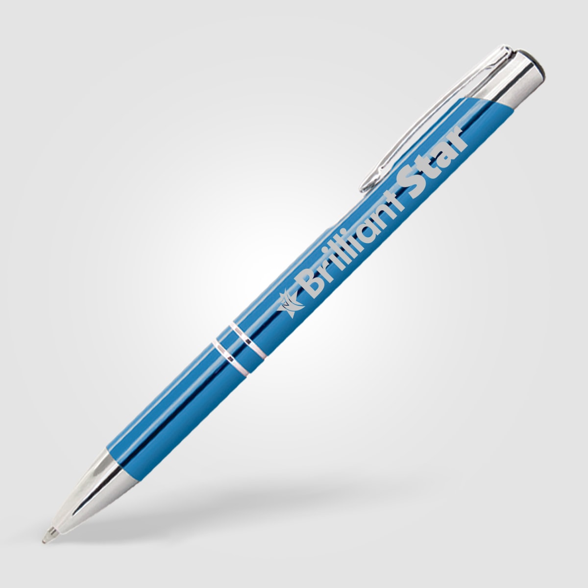 Branded Glossy Anodised Aluminium Pen
