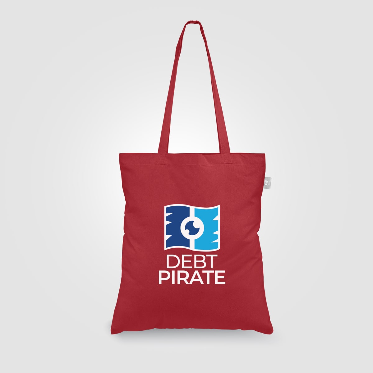 Branded Recycled Cotton Canvas Tote Bag with Double Handles