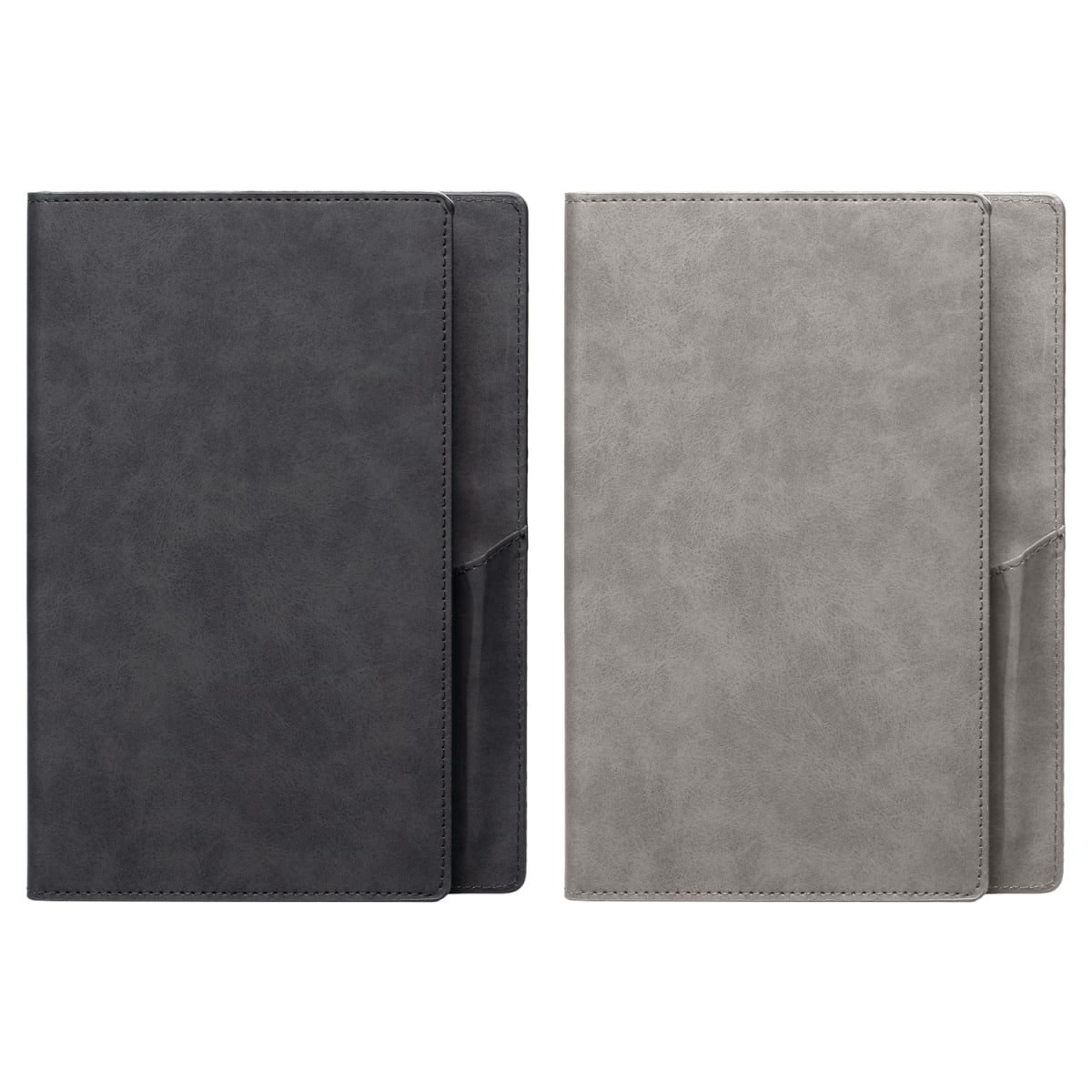 Branded PU Suede-Feel Refillable Journal - A5