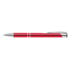 Branded Glossy Anodised Aluminium Pen in Red
