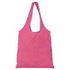 Branded Recycled Cotton Everyday Shopping Tote Bag in Pink