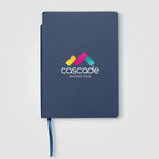 Branded Recycled PU Journal with Pen Loop