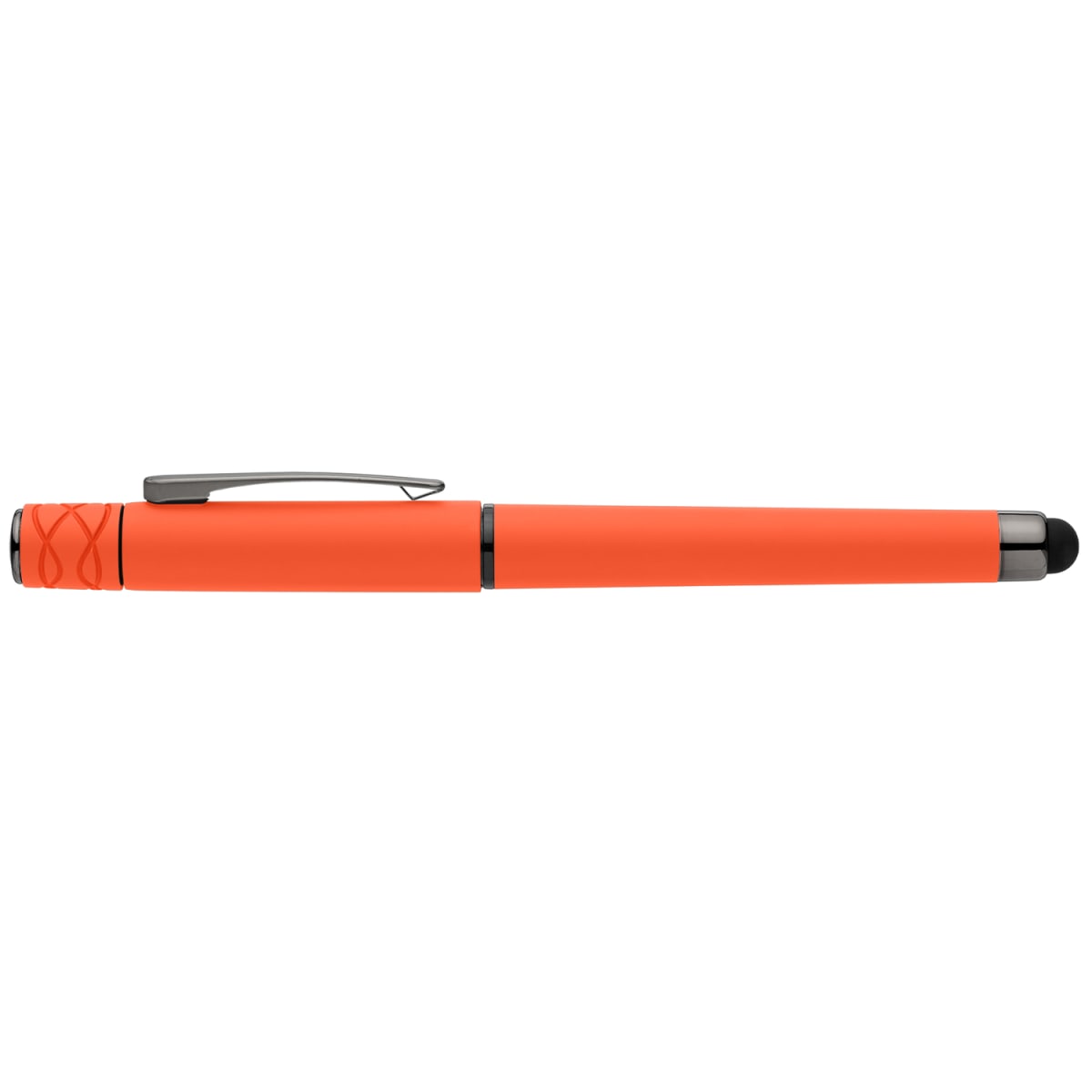 Branded Recycled Plastic Fidget Spinner Gel Pen with Stylus