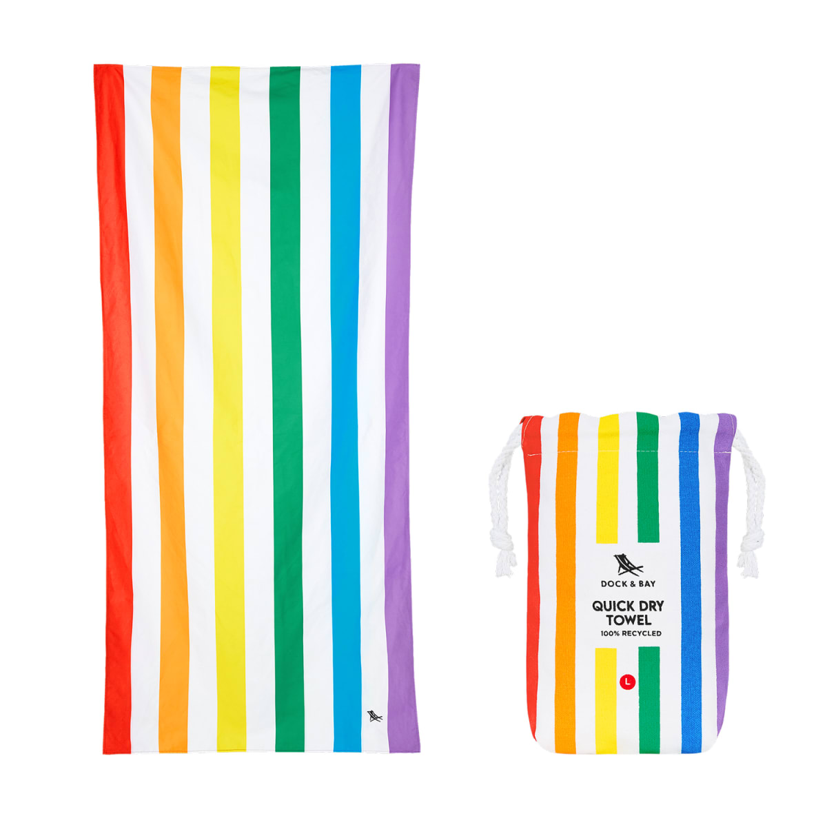 Branded Recycled Plastic Quick Dry Towel