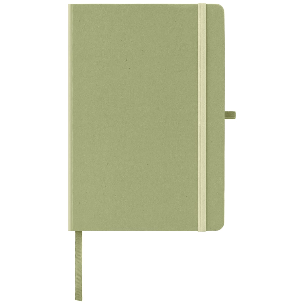 Branded Recycled Milk Carton A5 Hard Cover Notebook in Sage