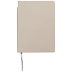 Branded Recycled PU Journal with Pen Loop in Dune
