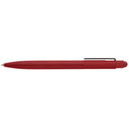 Branded Recycled Aluminium Retractable Pen with Stylus in Red