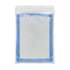 Branded Foldable Poncho in Polybag in Blue