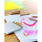 Branded 12 Coloured Pencils Set in use