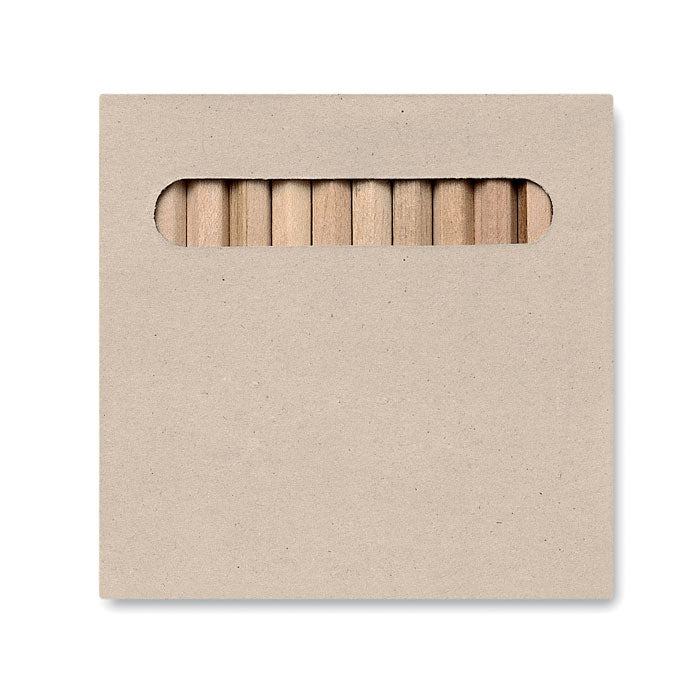 Branded 12 Coloured Pencils Set without branding