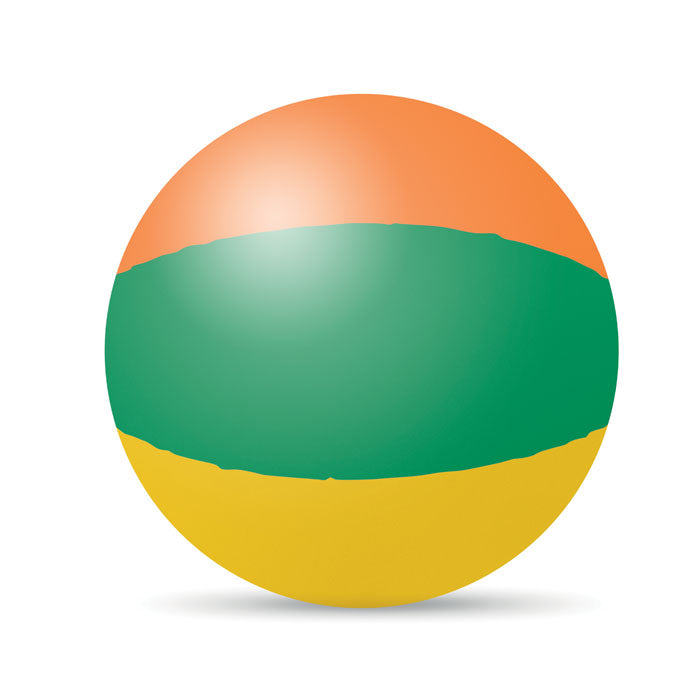 Branded Striped Inflatable Beach Ball without branding