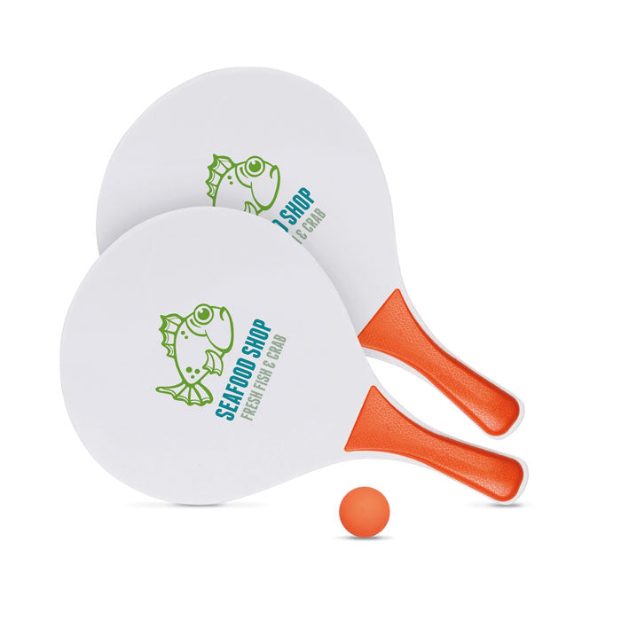 Branded MDF Beach Tennis Set