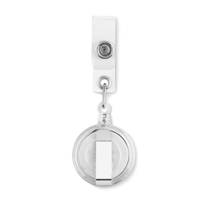 Branded Badge Holder with Metallic Clip without branding
