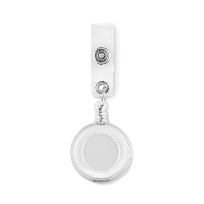 Branded Badge Holder with Metallic Clip without branding
