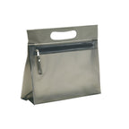 Branded Transparent PVC Cosmetic Pouch in Black