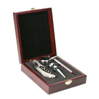 Branded Classic Wine Set in Wooden Box