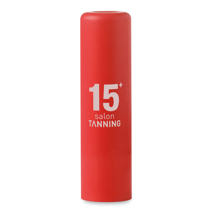 Branded SPF10 Lip Balm in Red