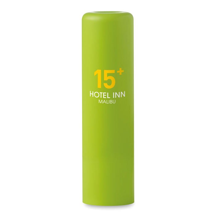 Branded SPF10 Lip Balm in Green