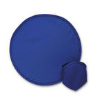 Branded Foldable Frisbee in Pouch in Blue