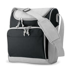 Branded Cooler Bag with Front Pocket in Black