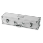 Branded 3 Piece BBQ Tools in Aluminium Case without branding