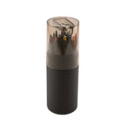 Branded 12 Black Colouring Pencils in Tube without branding