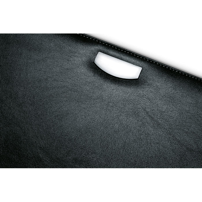 Branded A4 PU Portfolio with Metal Logo Plate without branding