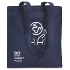 Branded Nonwoven Shopping Bag 80gsm 40 x 40cm in Blue