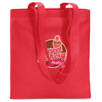 Branded Nonwoven Shopping Bag 80gsm 40 x 40cm in Red