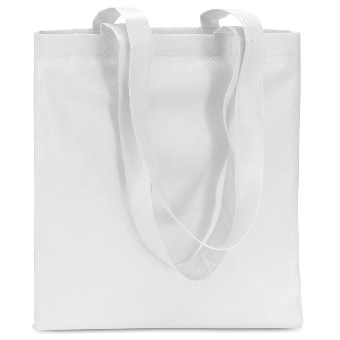 Branded Nonwoven Shopping Bag 80gsm 40 x 40cm in White