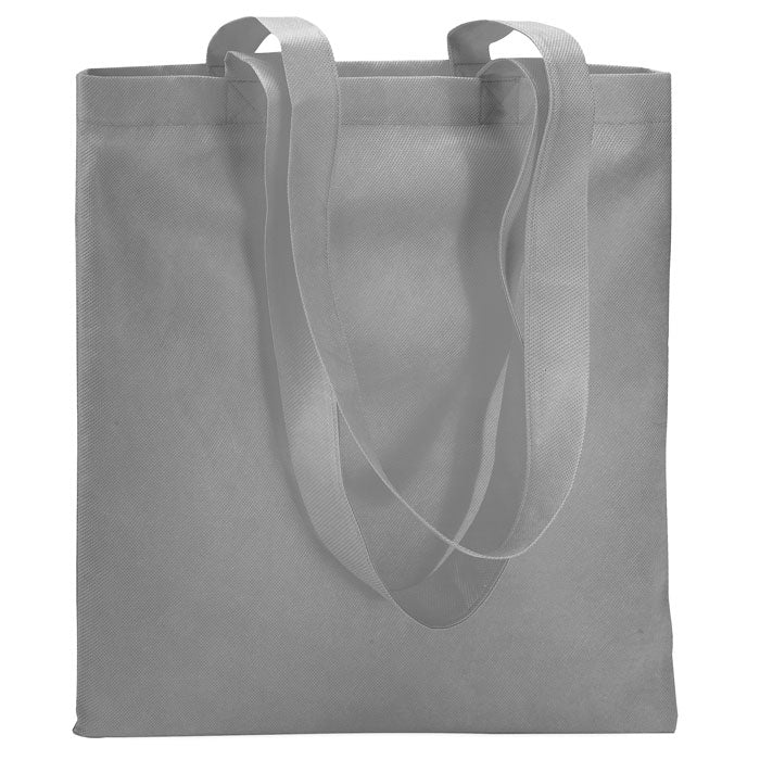 Branded Nonwoven Shopping Bag 80gsm 40 x 40cm in Grey