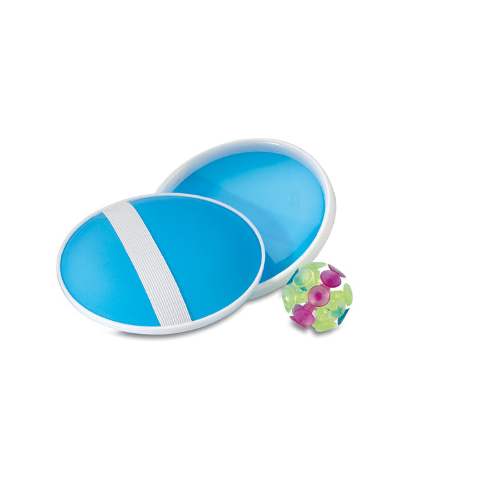 Branded Suction Ball Catch Set in Blue