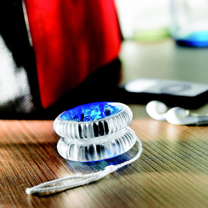 Branded Light-Up Yo-Yo in use