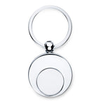 Branded Round Metal Key Ring with Trolley Token