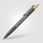 Branded Recycled Aluminium and Bamboo Pen