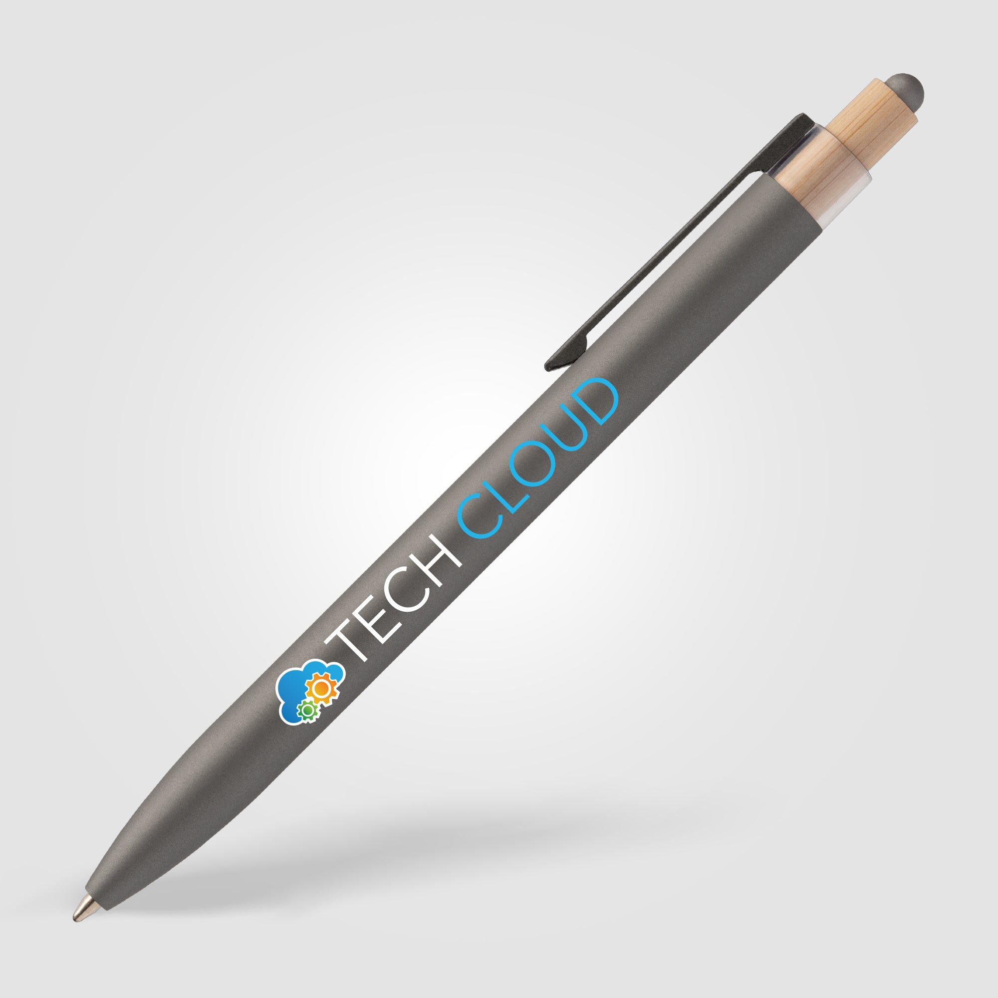 Branded Aluminium and Bamboo Stylus Pen