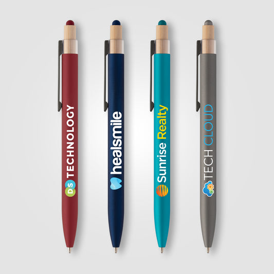 Aluminium and Bamboo Stylus Pen