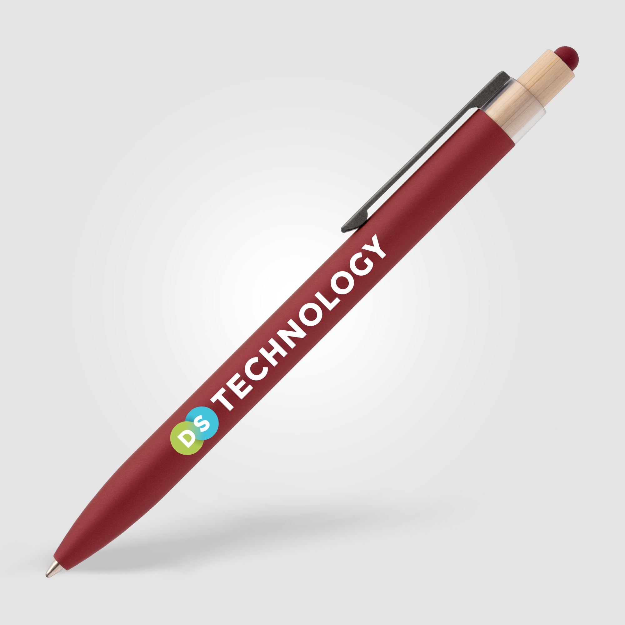 Branded Aluminium and Bamboo Stylus Pen
