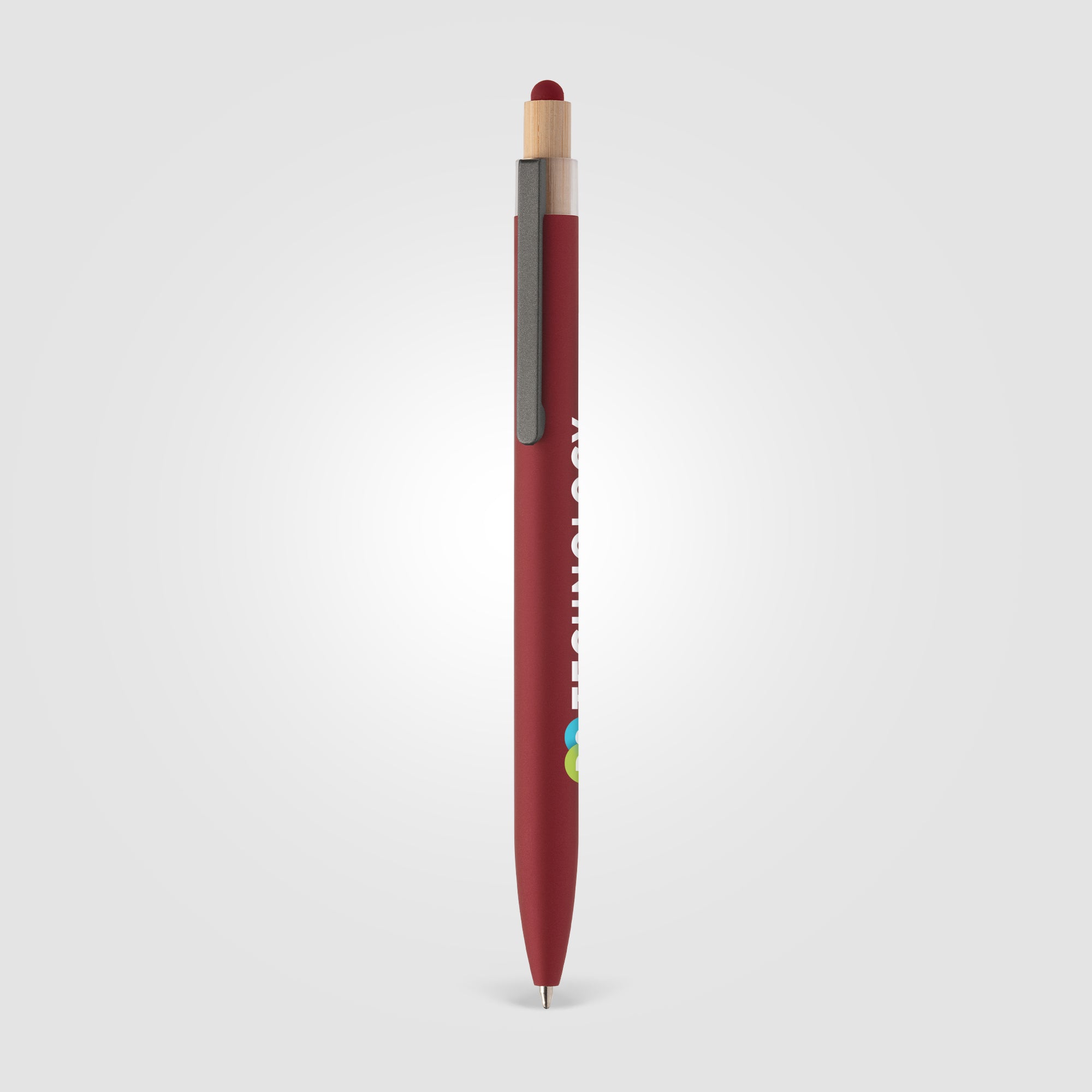 Branded Aluminium and Bamboo Stylus Pen