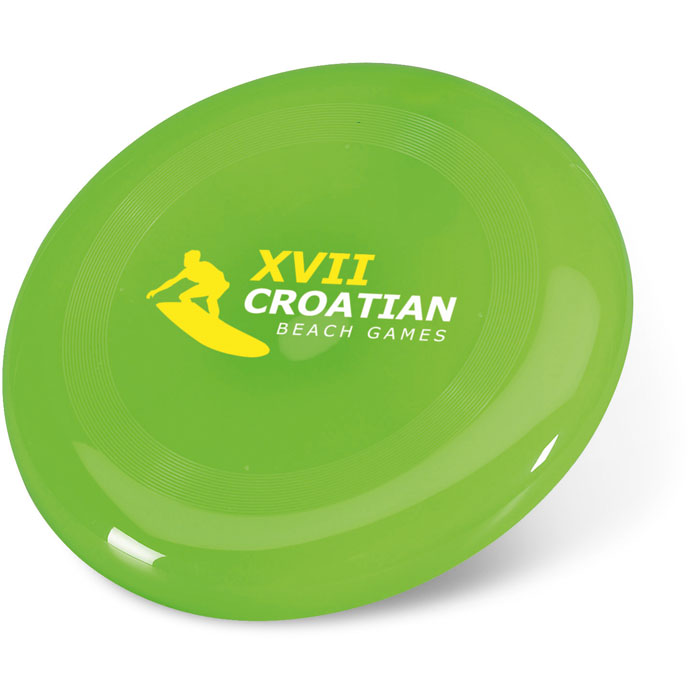 Branded 23cm Frisbee in Green