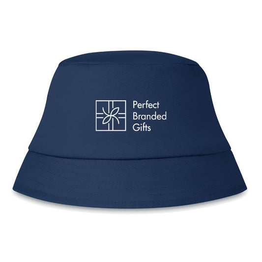 Branded Cotton Sun Bucket Hat