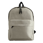 Branded 600D Polyester Backpack in Grey
