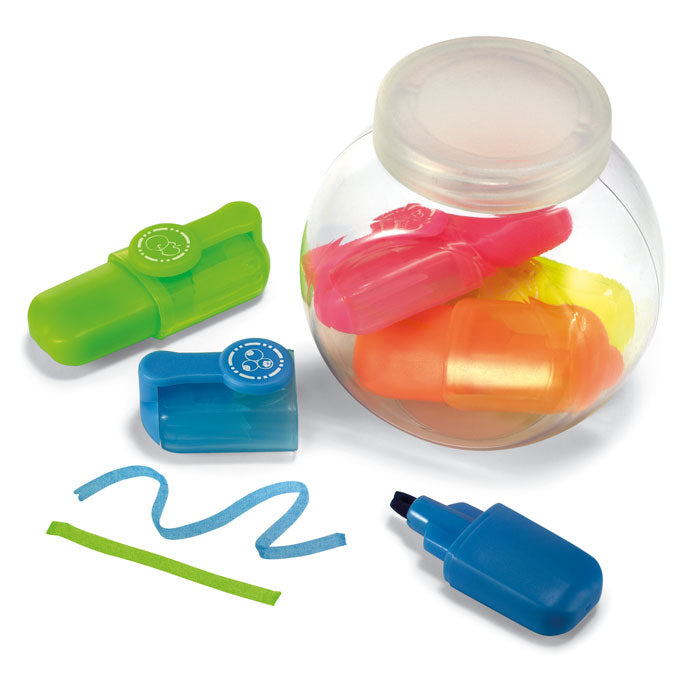 Branded 5 highlighter set in container