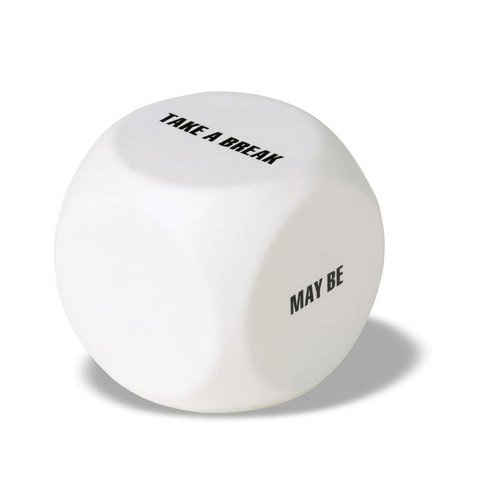 Branded Anti-Stress Decision Dice without branding