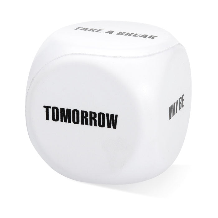 Branded Anti-Stress Decision Dice without branding