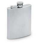 Branded Slim Satin Hip Flask 200ml