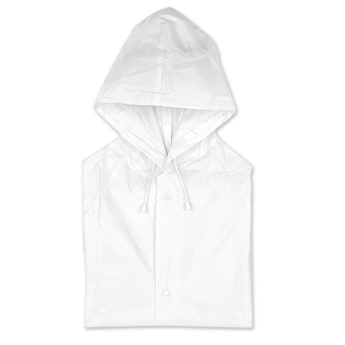 Branded PVC Raincoat with Hood without branding