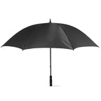 Branded 30 Inch Manual Windproof Umbrella in Black