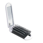 Branded Foldable Hairbrush with Mirror without branding